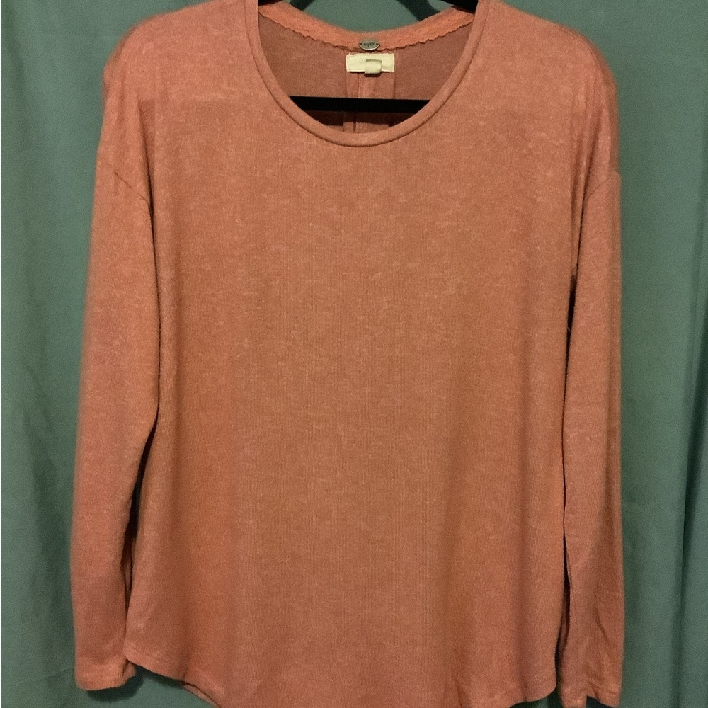 Pink Long Sleeve Top
